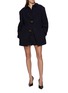 Figure View - Click To Enlarge - PRADA - Chevron Wool Shorts