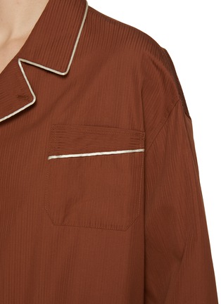  - PRADA - Wide Sleeve Cotton Pyjama Shirt