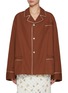 Main View - Click To Enlarge - PRADA - Wide Sleeve Cotton Pyjama Shirt