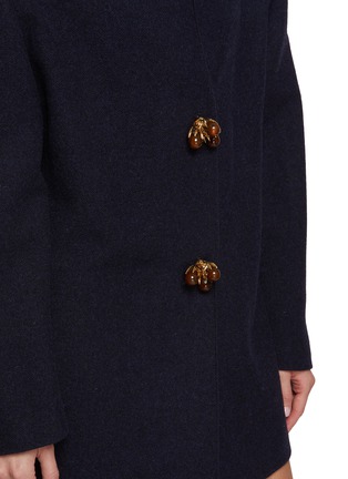  - PRADA - Single Breasted Wool Shetland Jacket