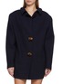 Main View - Click To Enlarge - PRADA - Single Breasted Wool Shetland Jacket