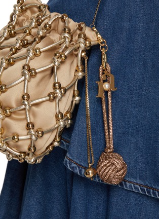 Front View - Click To Enlarge - ROSANTICA - Nodo Crystal Bag Charm