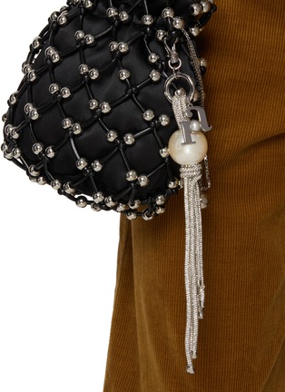 Front View - Click To Enlarge - ROSANTICA - Ostrica Charml Crystal Bag Charm
