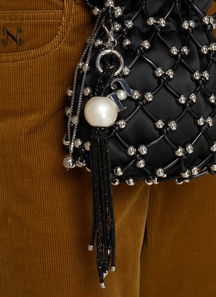 Front View - Click To Enlarge - ROSANTICA - Ostrica Charml Crystal Bag Charm