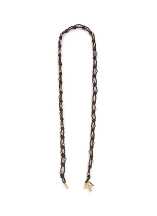 Main View - Click To Enlarge - ROSANTICA - Opulenza Leather Phone Strap
