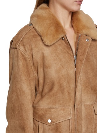  - PRADA - Chunky Shearling Collar Jacket
