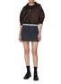 Figure View - Click To Enlarge - PRADA - Quilted Re-Nylon Mini Skirt