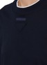 - PRADA - Long Sleeve Contrast Cotton Jersey T-Shirt