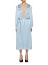 Main View - Click To Enlarge - PRADA - Lace Trim Silk Satin Dress