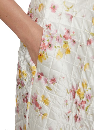  - PRADA - Liberty Floral Quilted Silk Skirt