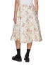 Back View - Click To Enlarge - PRADA - Liberty Floral Quilted Silk Skirt