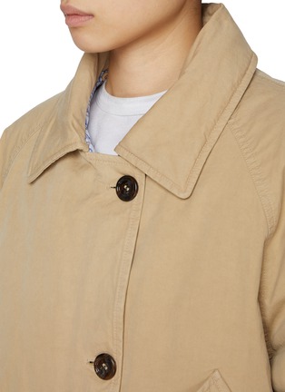  - PRADA - Fur Collar Cotton Puffer Jacket