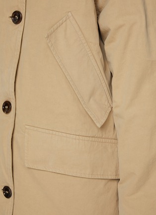  - PRADA - Fur Collar Cotton Puffer Jacket