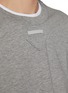  - PRADA - Long Sleeve Contrast Cotton Jersey T-Shirt