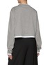 Back View - Click To Enlarge - PRADA - Long Sleeve Contrast Cotton Jersey T-Shirt