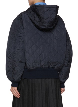 Back View - Click To Enlarge - PRADA - Hooded Re-Nylon Jacket