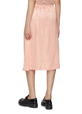 Back View - Click To Enlarge - PRADA - A-Line Midi Skirt