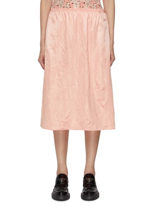 Main View - Click To Enlarge - PRADA - A-Line Midi Skirt
