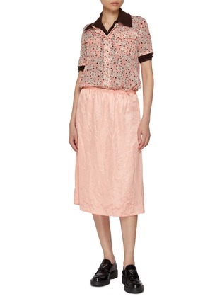 Figure View - Click To Enlarge - PRADA - A-Line Midi Skirt