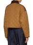 Back View - Click To Enlarge - PRADA - Corduroy Collar Quilted Jacket