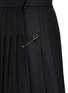  - PRADA - Pleated Uniform Wool Midi Skirt