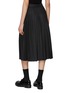 Back View - Click To Enlarge - PRADA - Pleated Uniform Wool Midi Skirt