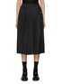 Main View - Click To Enlarge - PRADA - Pleated Uniform Wool Midi Skirt