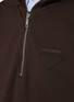  - PRADA - Half Zip Cotton Hooded Jacket