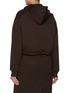 Back View - Click To Enlarge - PRADA - Half Zip Cotton Hooded Jacket