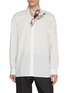 Main View - Click To Enlarge - DRIES VAN NOTEN - Long Sleeve Floral Print Cotton Poplin Shirt