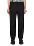 Main View - Click To Enlarge - DRIES VAN NOTEN - Lovat Basket Weave Wool Penny Pants
