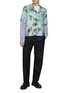 Figure View - Click To Enlarge - DRIES VAN NOTEN - Lovat Basket Weave Wool Penny Pants