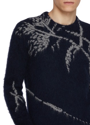  - DRIES VAN NOTEN - Mouche Floral Jacquard Knit Sweater