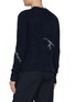 Back View - Click To Enlarge - DRIES VAN NOTEN - Mouche Floral Jacquard Knit Sweater