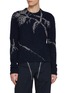 Main View - Click To Enlarge - DRIES VAN NOTEN - Mouche Floral Jacquard Knit Sweater