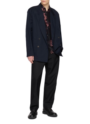 Figure View - Click To Enlarge - DRIES VAN NOTEN - Clasen Flower Print Silk Shirt