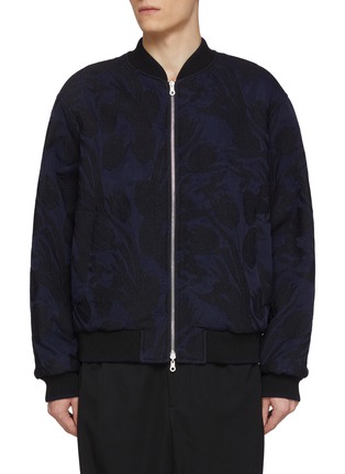 Main View - Click To Enlarge - DRIES VAN NOTEN - Volker Floral Jacquard Jacket