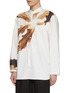 Detail View - Click To Enlarge - DRIES VAN NOTEN - Long Sleeve Dragon Flower Print Cotton Poplin Shirt