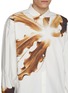  - DRIES VAN NOTEN - Long Sleeve Dragon Flower Print Cotton Poplin Shirt
