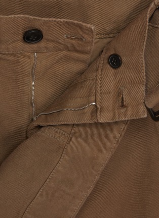 - DRIES VAN NOTEN - Belted Layered Twill Cotton Pennine Pants