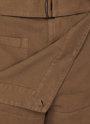  - DRIES VAN NOTEN - Belted Layered Twill Cotton Pennine Pants