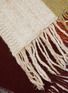 Detail View - Click To Enlarge - DRIES VAN NOTEN - Colour Block Wool Alpaca Scarf
