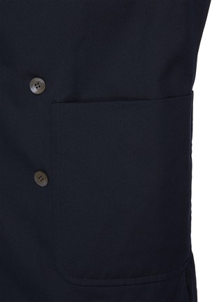  - DRIES VAN NOTEN - Caplans Double Breasted Cotton Wool Blazer