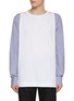 Main View - Click To Enlarge - DRIES VAN NOTEN - Contrast Striped Sleeve Heston Cotton T-Shirt