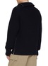 Back View - Click To Enlarge - DRIES VAN NOTEN - Monty Zip Up Ribbed Wool Sweater