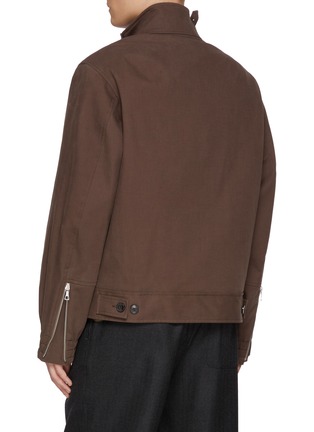 Back View - Click To Enlarge - DRIES VAN NOTEN - Venice Layered Pocket Jacket