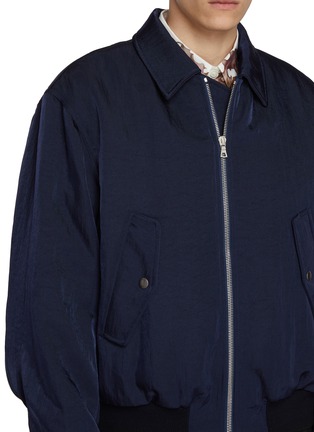  - DRIES VAN NOTEN - Water Repellent Nylon Bomber Jacket