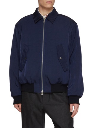 Main View - Click To Enlarge - DRIES VAN NOTEN - Water Repellent Nylon Bomber Jacket
