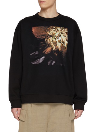 Main View - Click To Enlarge - DRIES VAN NOTEN - Hax Floral Printed Cotton Sweatshirt