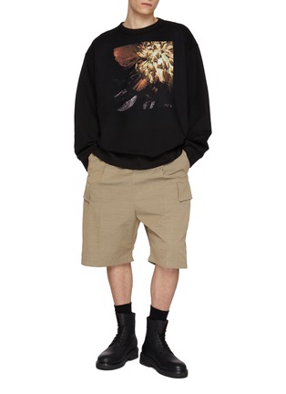 Figure View - Click To Enlarge - DRIES VAN NOTEN - Hax Floral Printed Cotton Sweatshirt